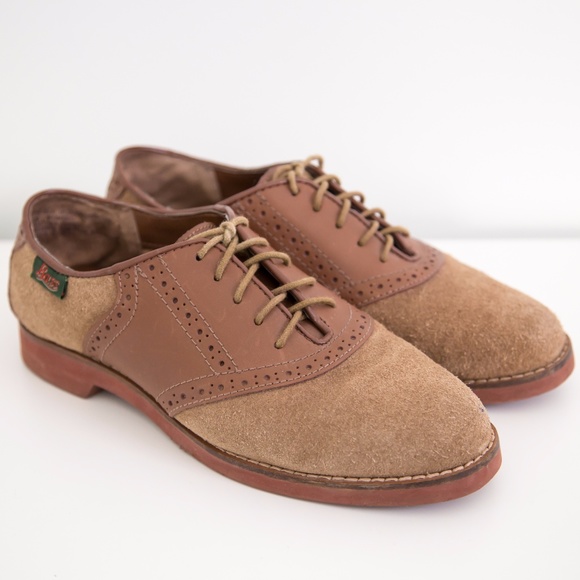 bass saddle oxfords